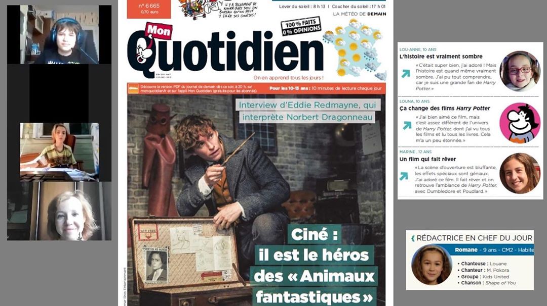 A Modern French Paper For Teenagers Is Not Just A Written Source Of Information, It Combines Different Elements Both Of The Language Character (Texts Of Unequal Size – Articles And Braves), On Different Topics (France, Monde, Cinema), Of Different Genres (Interview, Reportage, Note) As Well As The Visual Ones (Photos, Pictures, Caricatures).